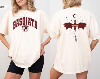 Comfort Colors Basgiath War College T-Shirt, Dragon Rider Tee