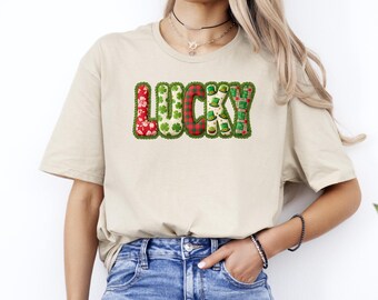 St Patrick's Day Graphic T-Shirt, Lucky Shamrock Tee
