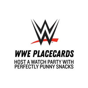 WWE Snack Themen Tischkarten