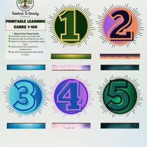 Printable Number Cards 1–100 – Hands-On Math for Preschool and 1st Grade | Homeschool & Classroom Activity |