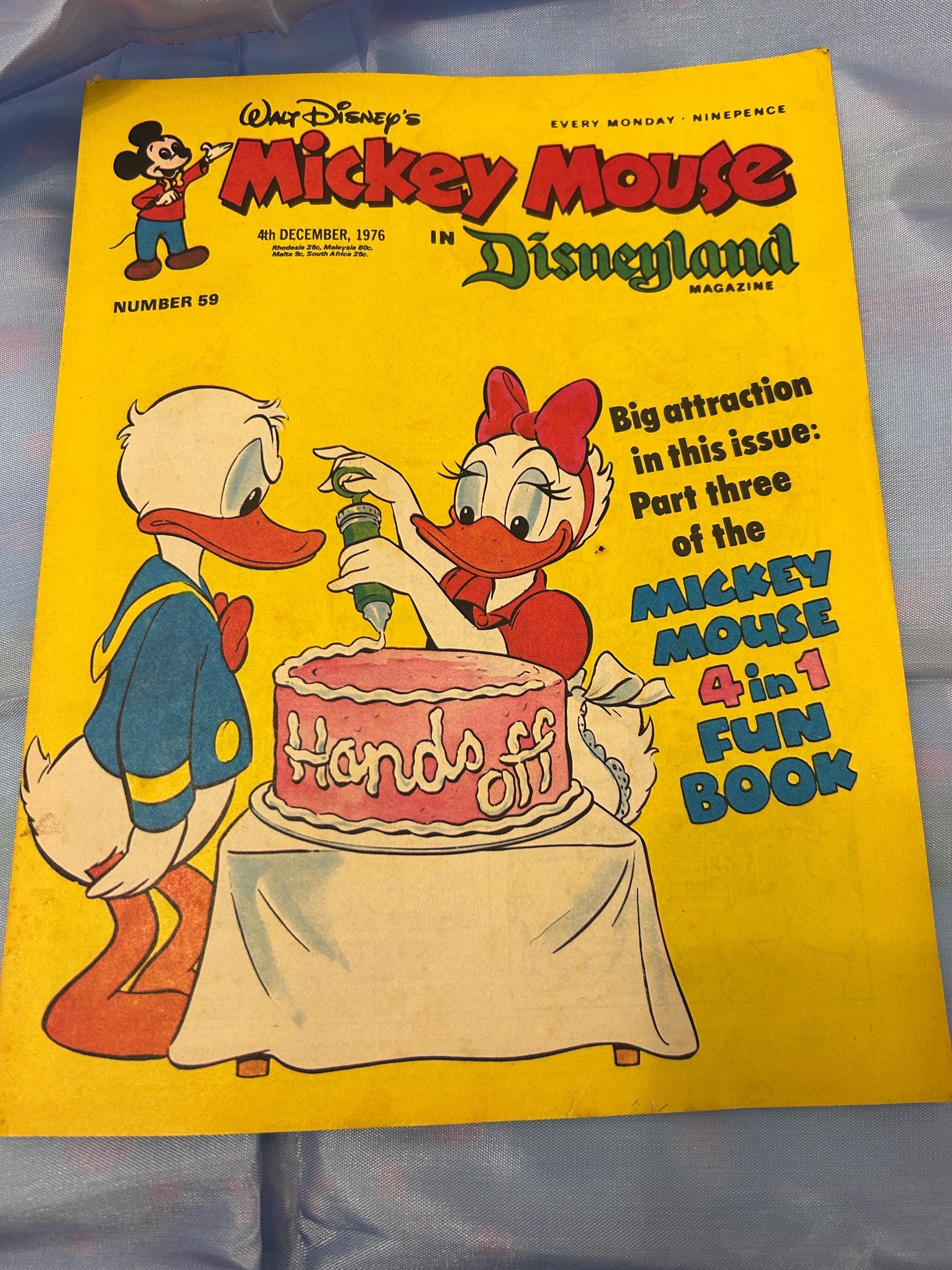 Mickey Mouse Weekly Comic - Etsy Israel