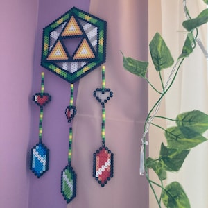 Legend of Zelda Perler Bead Suncatcher