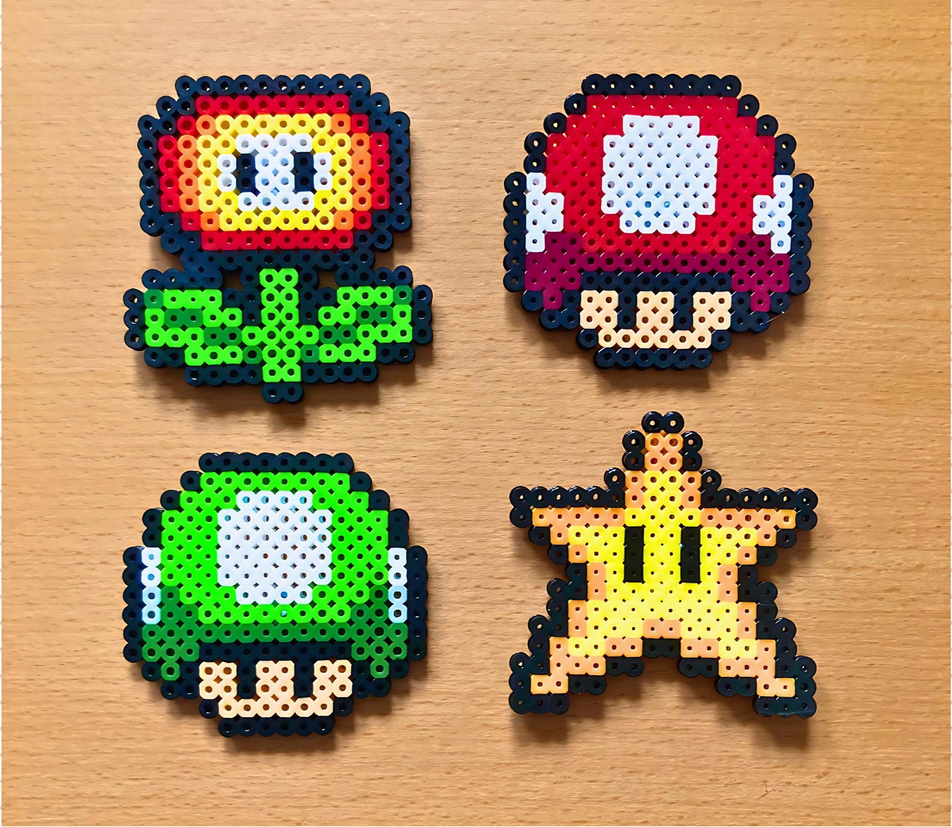 スーパーマリオ パワーアップ パーラービーズ スプライト