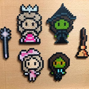 Wicked Perler Beaded Sprites - Musical Wall Decor (Set of 6)