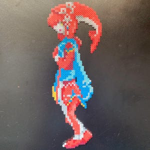 Mipha The Legend of Zelda Breath of the Wild Perler Bead Sprite Gaming Wall Decor