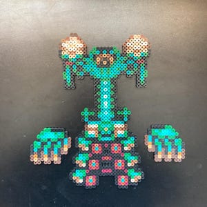 Construct - Legend of Zelda Tears of the Kingdom Perler Bead Sprite - Gaming Wall Decor - Zelda Gift
