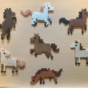 Horses Perler Bead Sprite Art Small Cute