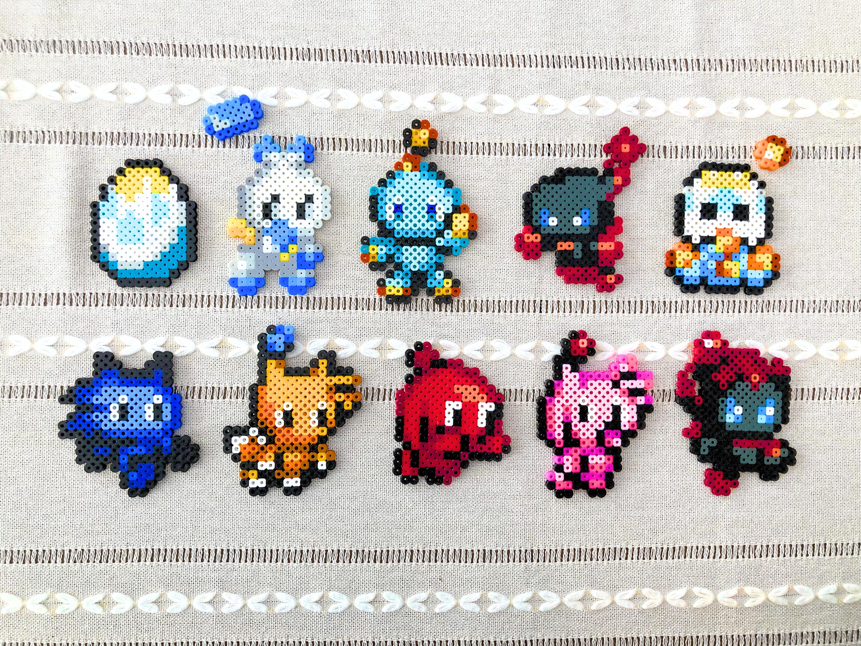 Chao Sonic The Hedgehog Perler Beaded Sprites Pixel Art Charms Etsy chao-sonic-the-hedgehog-perler-beaded-sprites-pixel-art-charms-etsy