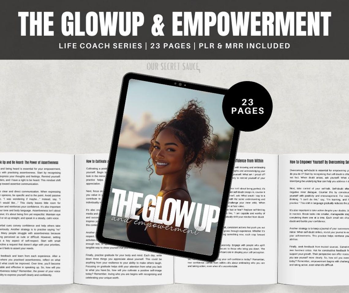 Personal Development Mindset and Growth E-book Self Confidence Master ...