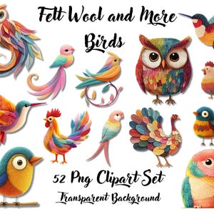Niedliche Pfauen-Cliparts, Niedliche Pfauen, Vögel, Pfauen-Cliparts, Vögel, Pfauen, Filzwolle