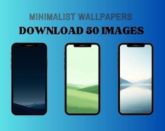 Minimalist Night Mountain Wallpaper – Blue Mobile Wallpaper