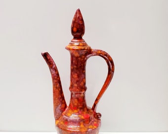 Ceramic Genie Bottle Decanter with Stopper