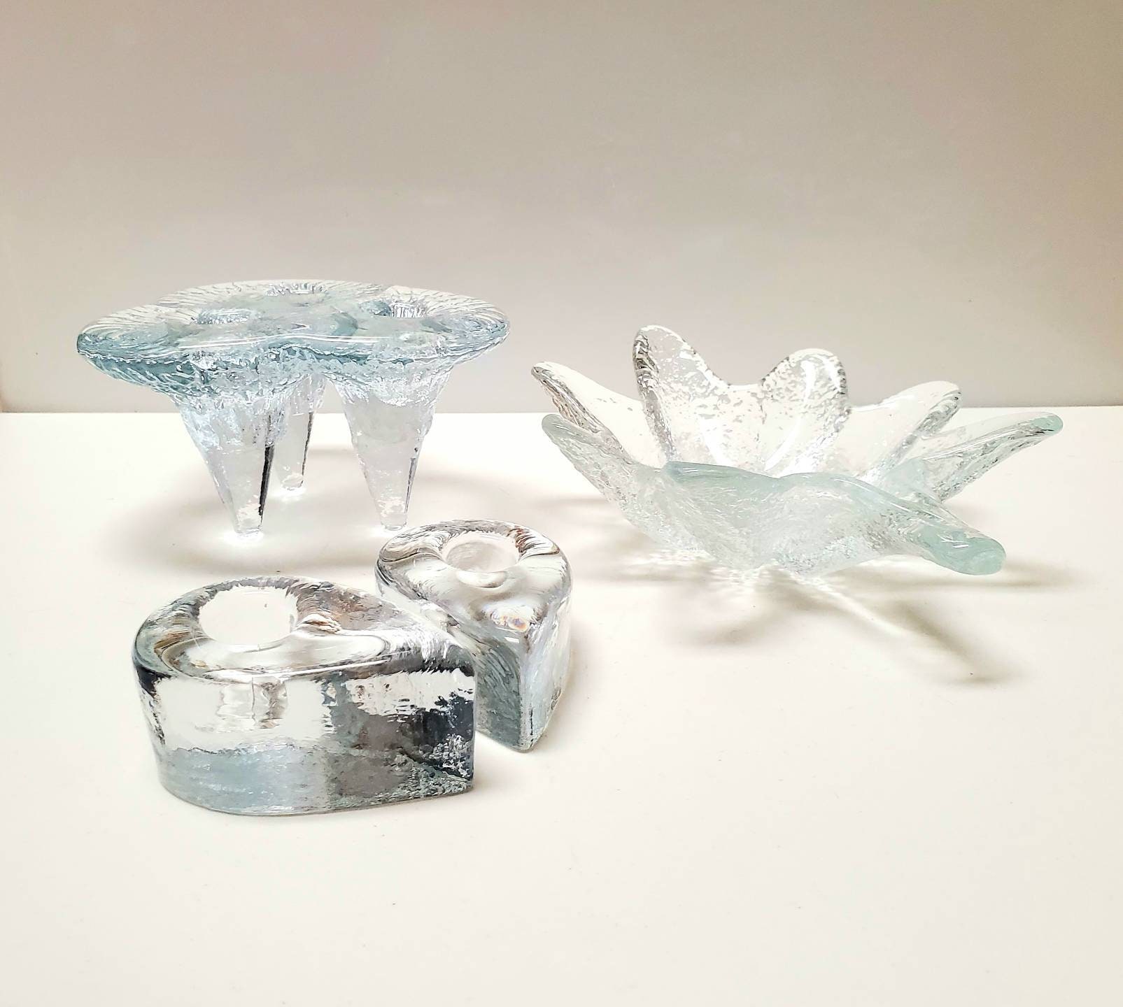 Blenko Glass Candle - Etsy Blenko Glass Candle - Etsy