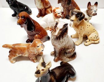 Ceramic Dog Pack of 10 Different Doggos