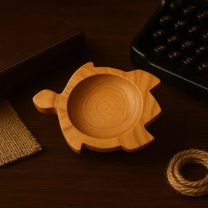 Handmade teak wood small bowl, suitable for gift and table decoration - 1 Month shipping