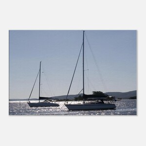 Sailing Photography Canvas Wall Hanging for Home Bedroom Office Wall Decor