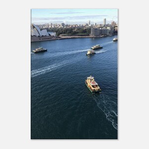 Sydney Hafen Fotografie Leinwand Wandbehang für Haus und Büro Wanddekor