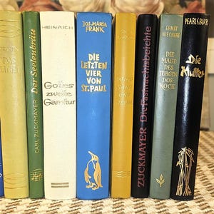 Vintage German Book Set: Fackelverlag Mid-Century Hardcovers