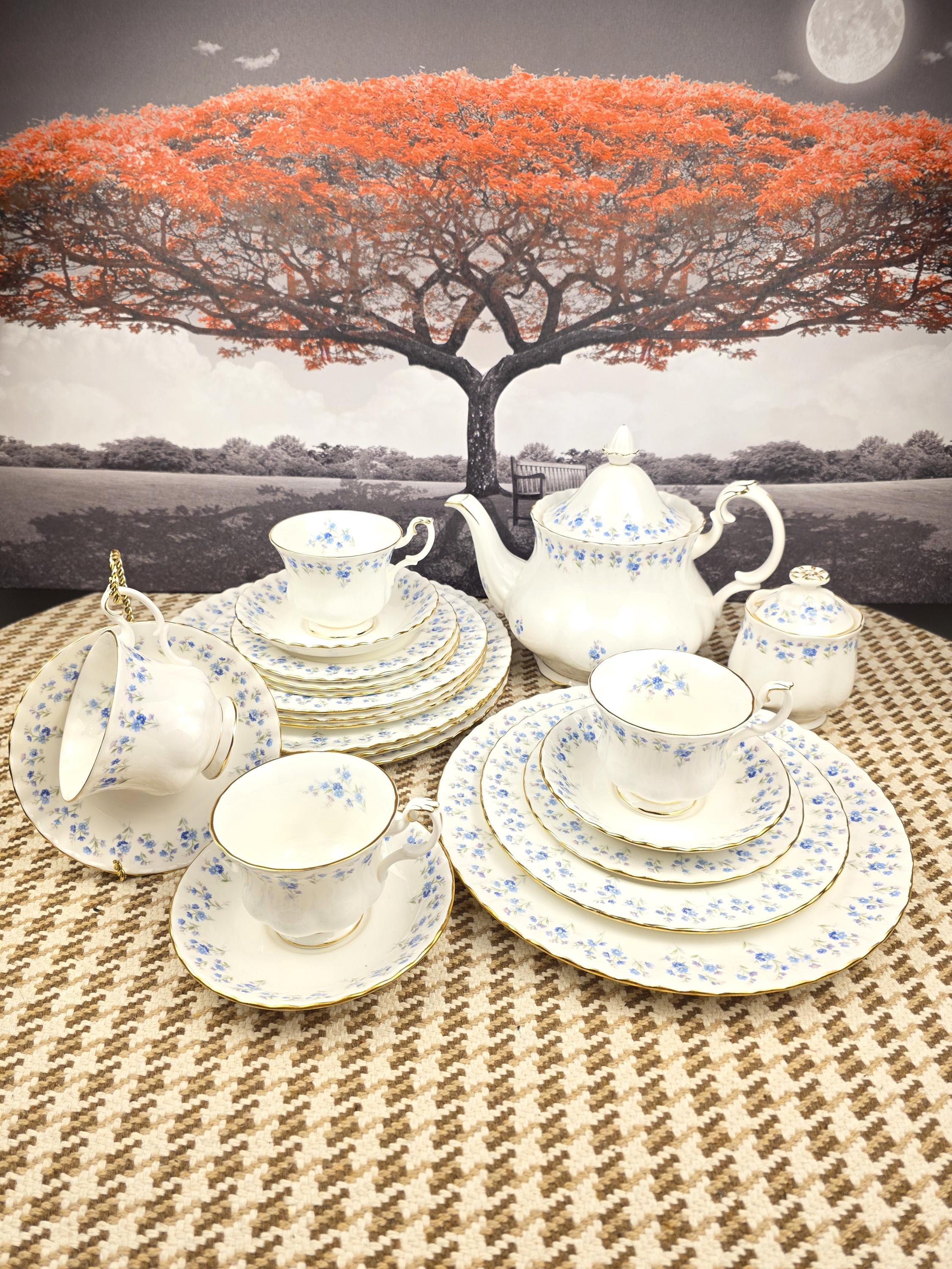 Porcelain Royal Albert Memory Lane Dinner Set Royal Albert Memory
