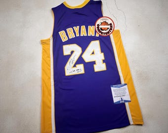 Signed Bryant 24 Jersey with COA