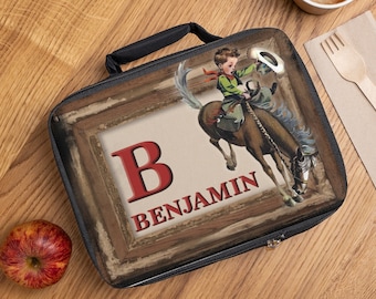 Cowboy Lunch Box, Horse Gift Box, Western Lunch Box, Gifts for Kids, Custom Lunch Box, Birthday Bento Box, Rodeo Gift, Western Gift Box