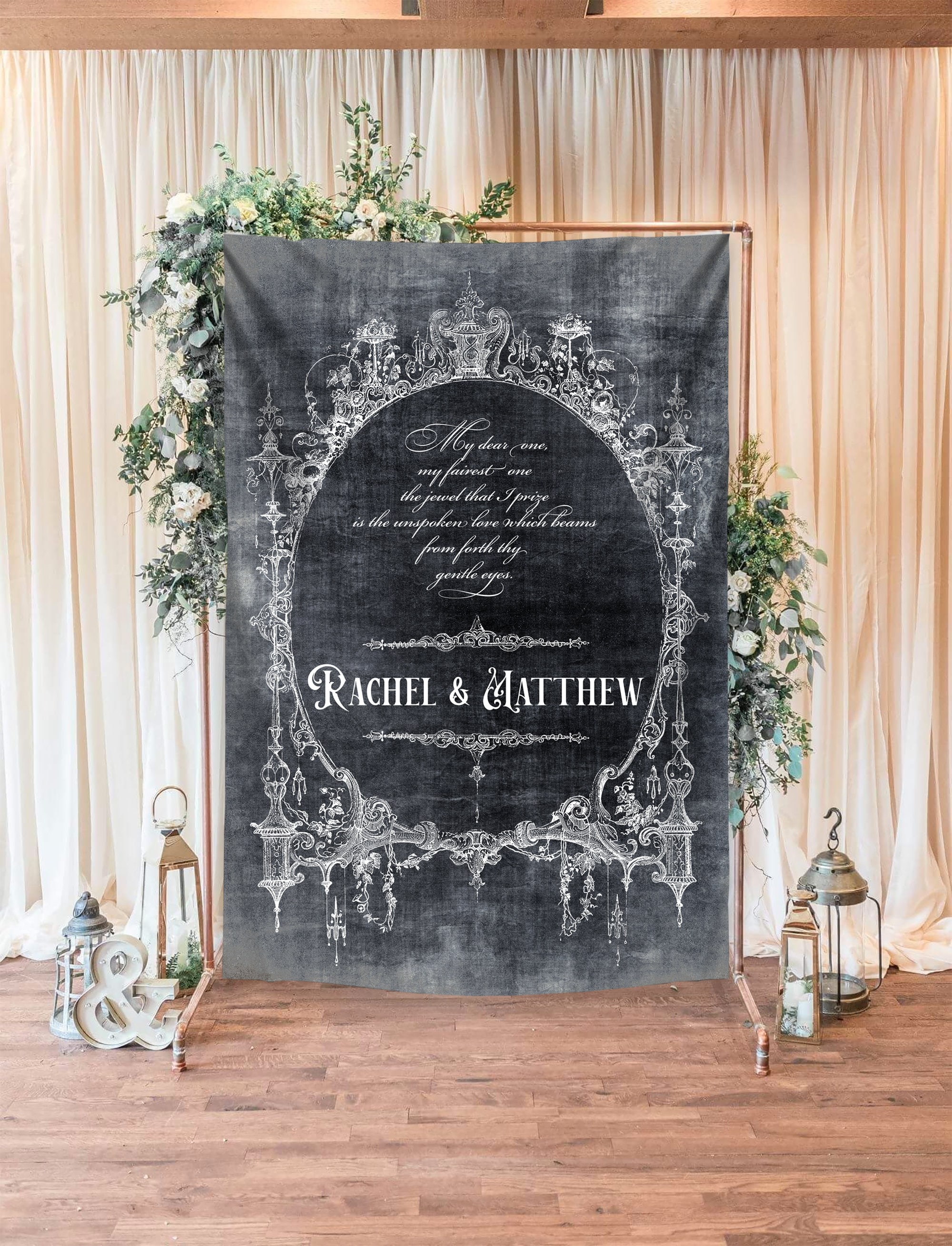 Vintage Wedding Backdrop