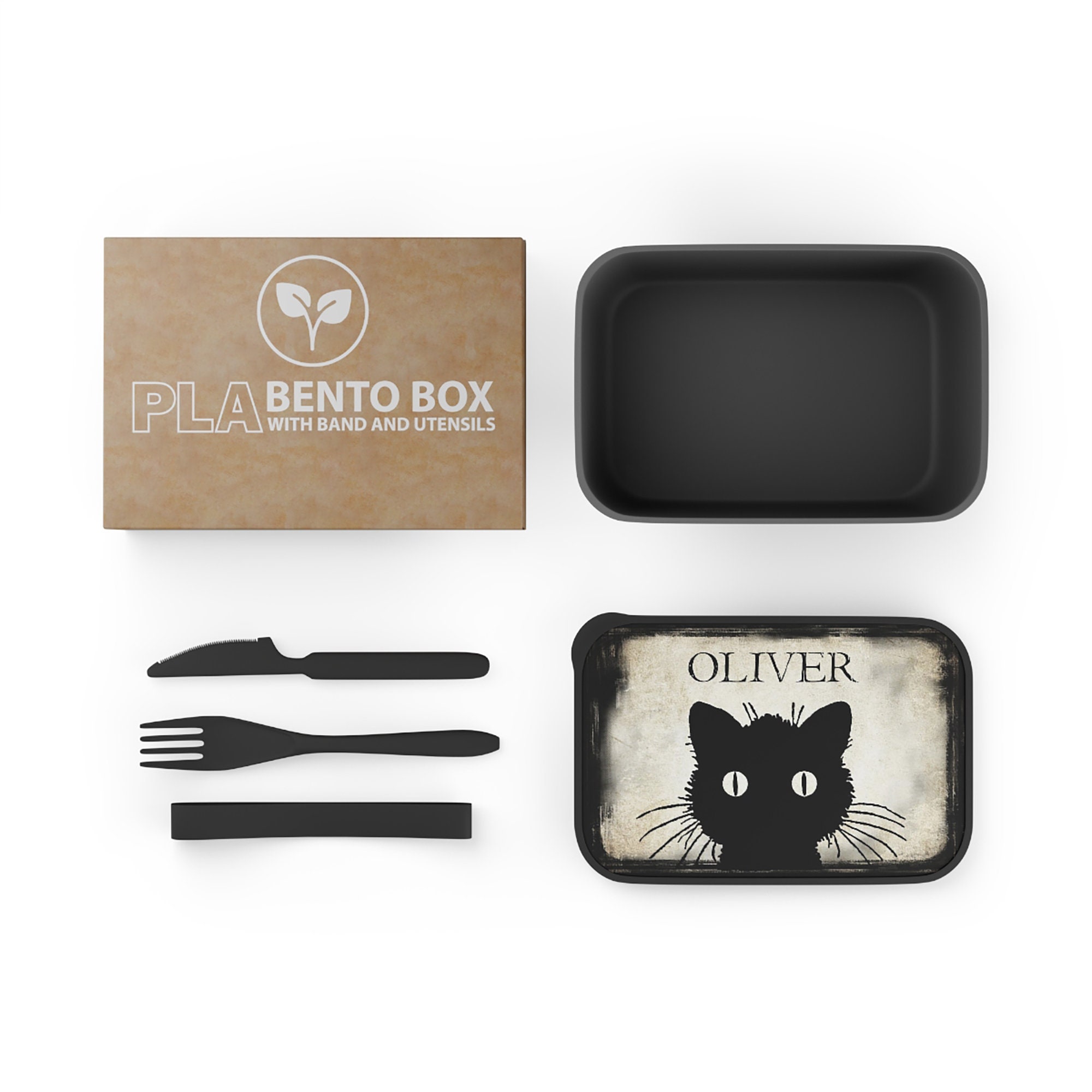 Black Cat magical bento lunch box, whimsical bento