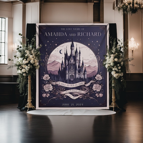 Fairytale Castle Backdrop in a Dark and Moody Book Cover Design Fairytale Castle Backdrop in a Dark and Moody Book Cover Design