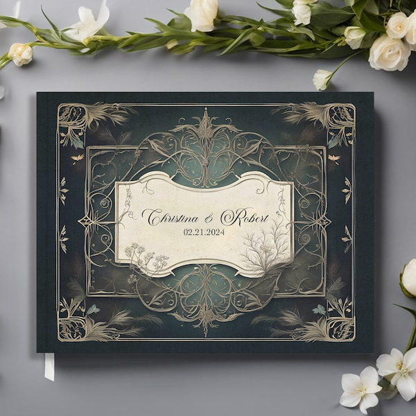 Vintage Guest Book - Etsy