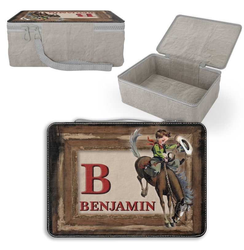Cowboy Lunch Box Horse Gift Box Western Lunch Box Gifts for Etsy
