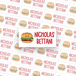 Back To School Labels Personalized Book Labels Name Sticker School Supply Labels Custom Teacher Classroom Labels - Set of 40