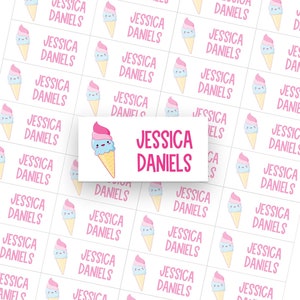 School Supply Labels Back To School Labels Personalized Book Labels Name Sticker Custom Teacher Classroom Labels - Set of 40