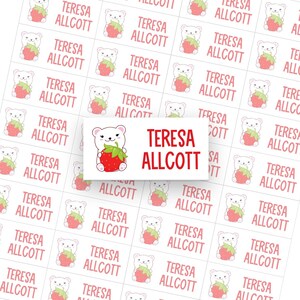 Back To School Stickers School Supply Labels Personalized Book Labels Name Sticker Custom Teacher Classroom Labels - Set of 40