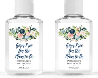Thank you Berry Much Hand Sanitizer Label Fits Most 1oz & 2oz Bottles Blueberry Instant Download Party Favor Sanitizer Printable Label 1501