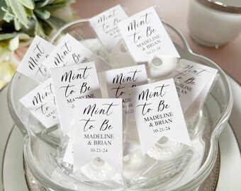 Wedding Mint Favors Bulk Mint To Be Wedding Mint Tags Personalized Wedding Mint Favors Custom Wedding Mint Favors