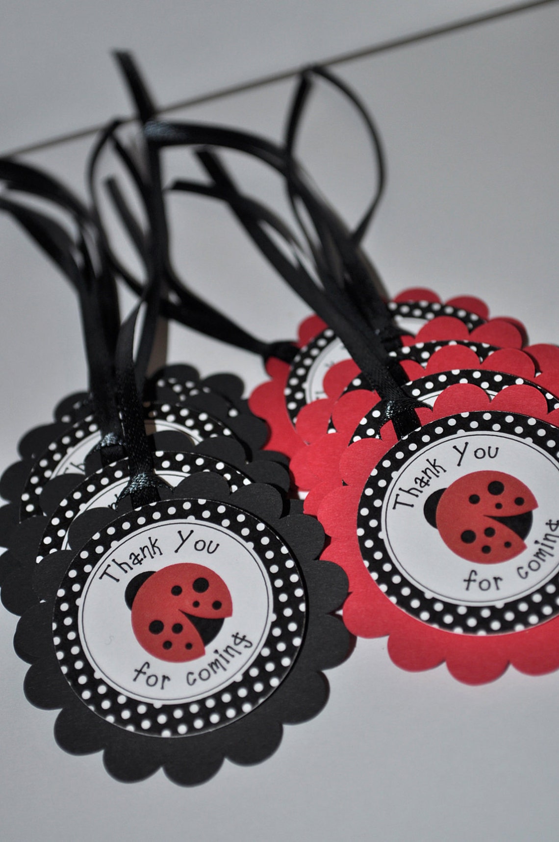 Ladybug Favor Tags Birthday Party Favor Tags Baby Shower - Etsy