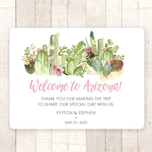 Cactus Wedding Welcome Bag Gable Boxes Stickers Wedding Out Of Town Guest Thank You Stickers Sticker Desert Succulent - Set of 12