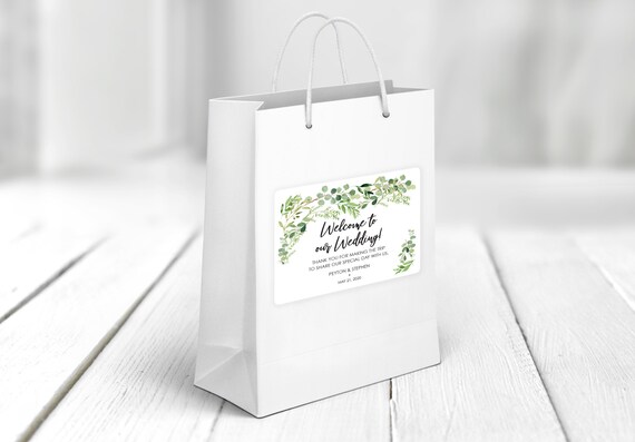 Out of town cheap wedding gift bags