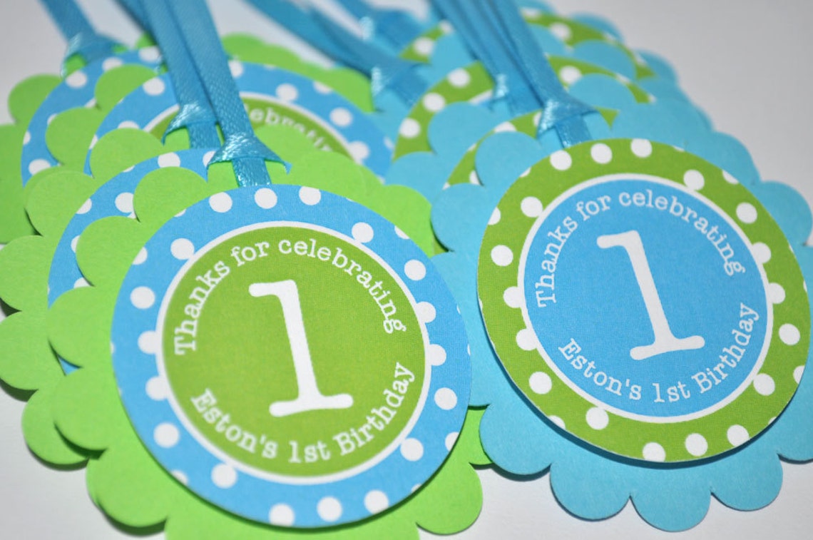 Boys 1st Birthday Cupcake Toppers Boys Birthday Party Etsy