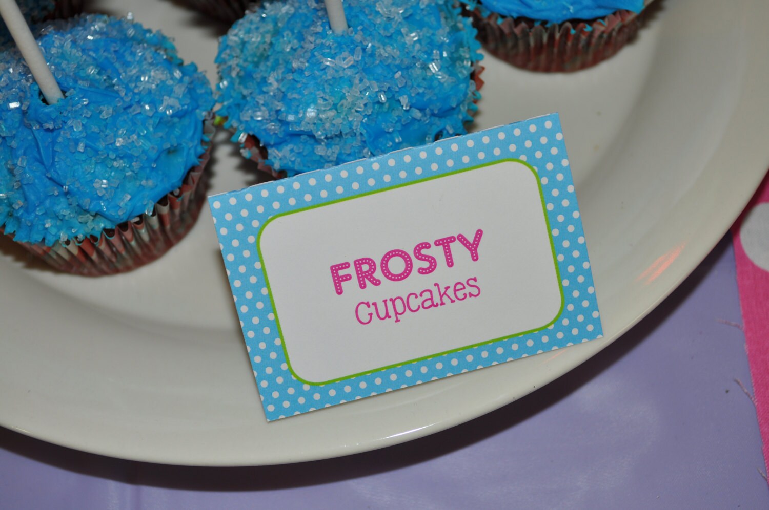 Penguin Birthday Food Labels Buffet Labels Girl Penguin | Etsy