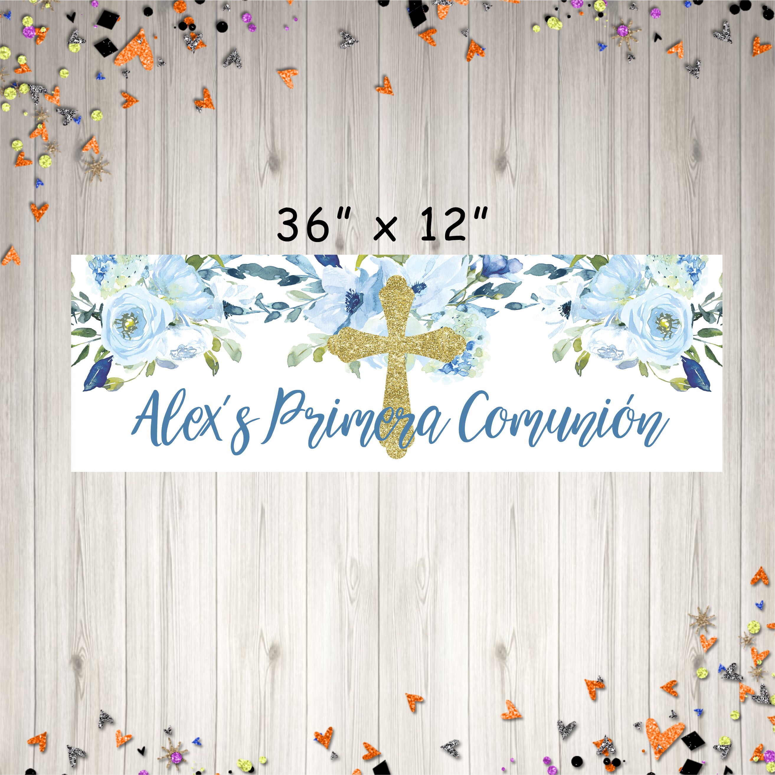 Primera Comunión Banner Boy Primera Comunión Banner Español Etsy España