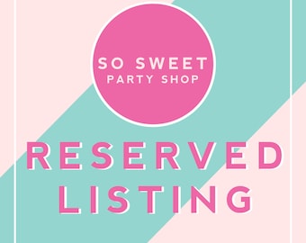 Reserved for Sarah Woodward - Upgrade shipping to UPS 2nd day