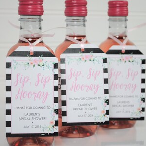 Bridal shower sticker labels