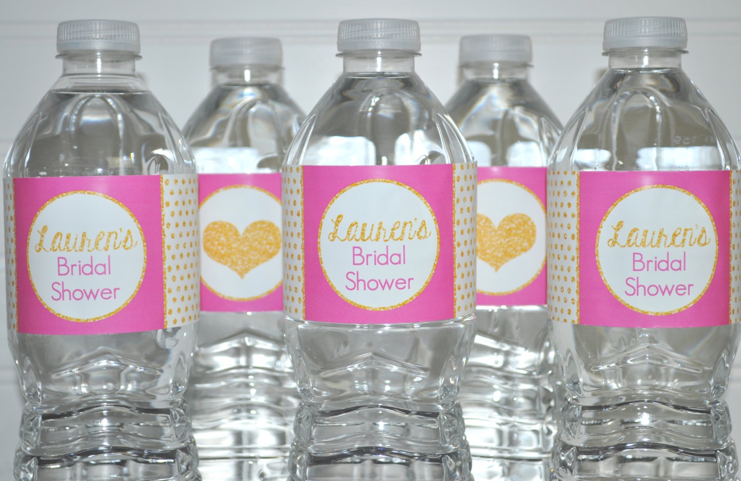 Bridal Shower Water Bottle Labels Wedding Water Bottle | Etsy