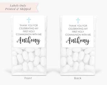 Communion Mint First Communion Mints Label - Baptism Day Candy Party Favors - Mints ...