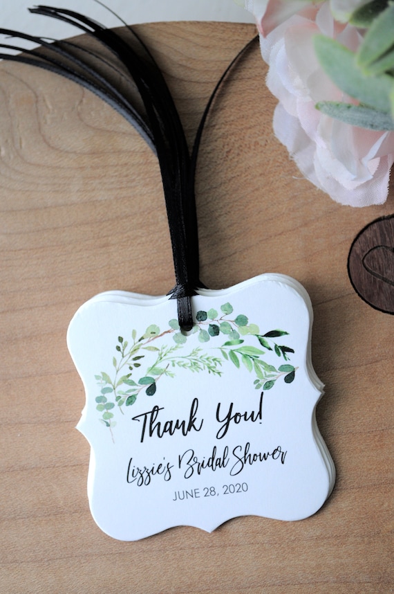 Thank You So Much Gift Tags, Flowers Party Favors Tags for Gift Bags,  Christmas Tags for Gifts, Thank You Label Tags for Wedding, Bridal Shower