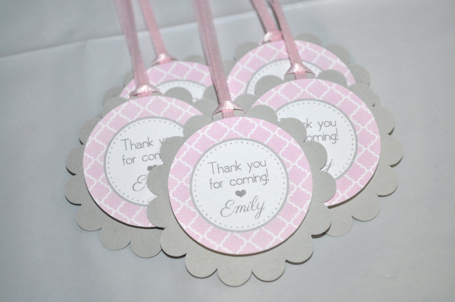 Girls Baby Shower Favor Tags It's A Girl Favors Pink Etsy