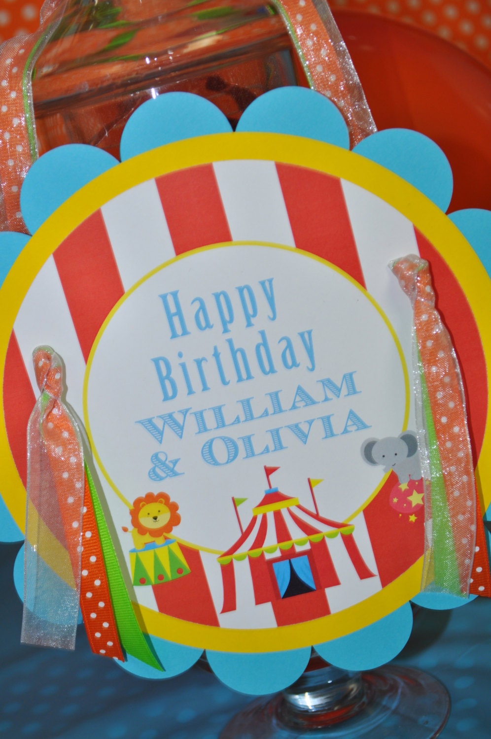 Circus Birthday Party Door Sign Carnival Birthday Circus - Etsy