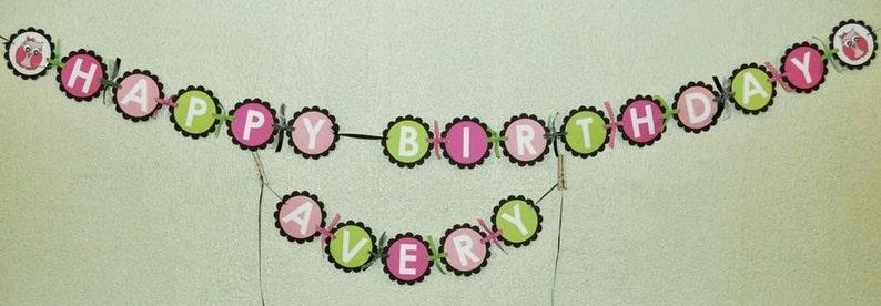 Girl Owl Theme Girls Birthday Party Decorations Girls 1st Birthday Party Door Sign Woodland Party