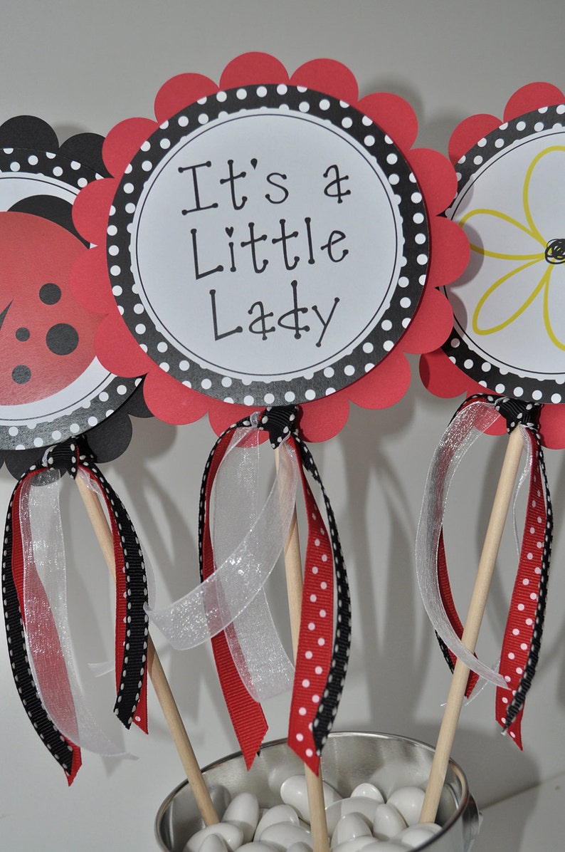 Ladybug Favor Tags Birthday Party Favor Tags Baby Shower - Etsy